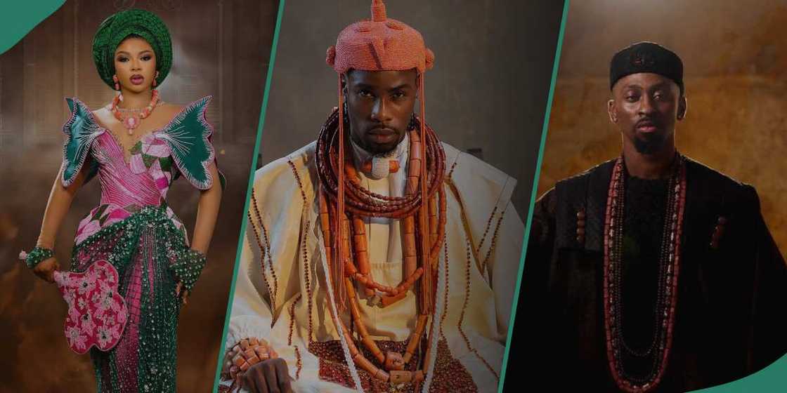 Reality stars spray fake money at AMVCA's Cultural Day. Reality stars spray fake money at AMVCA's Cultural Day.