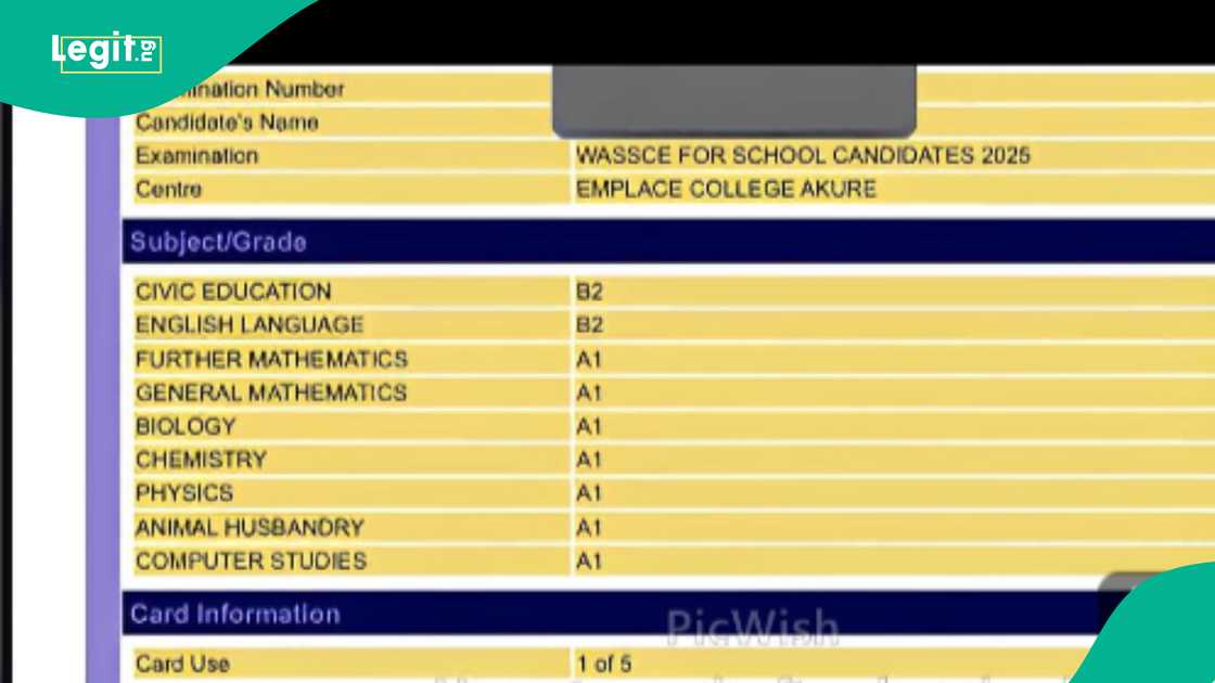 Man praises sister over her WAEC result.