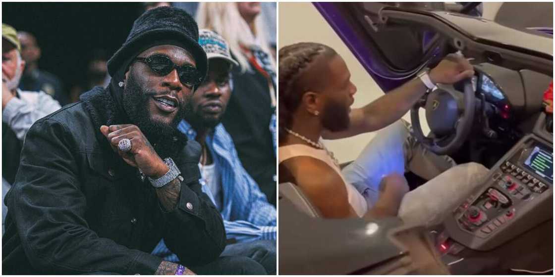African Giant Burna Boy, Burna Boy rides in his new Lamborghini African Giant Burna Boy, Burna Boy rides in his new Lamborghini