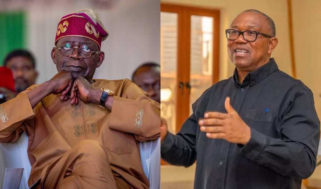 Shugaban kasa Bola Tinubu da Peter Obi