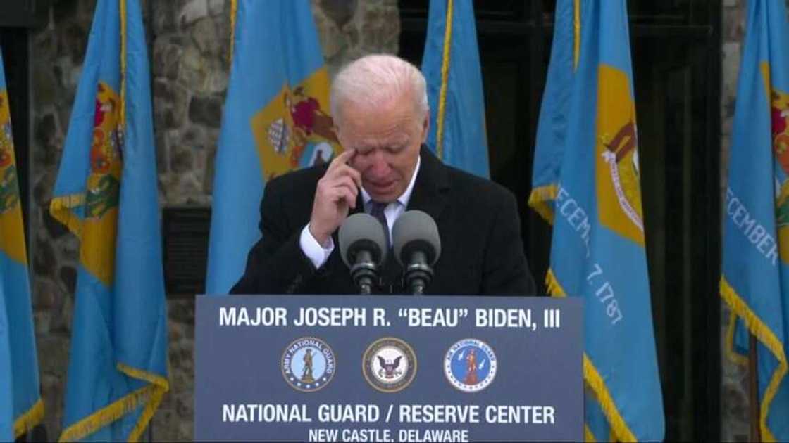 Biden weeps uncontrollably, sheds tears hours to inauguration, gives reason