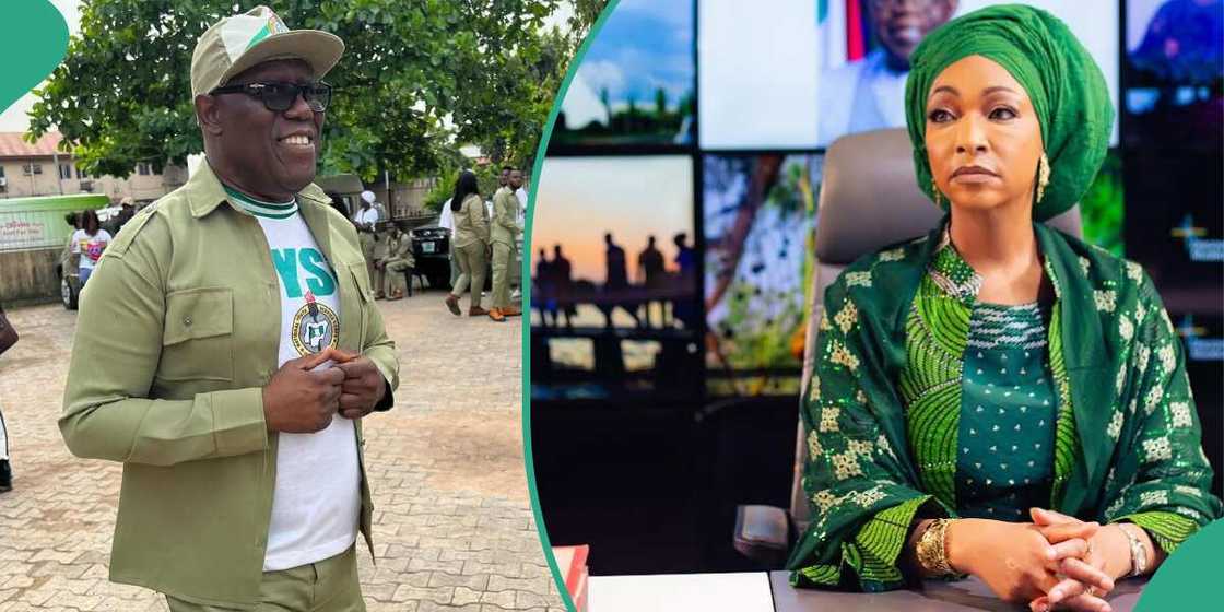 Kenny Ogungbe, one-year NYSC program, Hannatu Musawa, minister of arts, culture and creative economy, President Bola Tinubu Kenny Ogungbe, one-year NYSC program, Hannatu Musawa, minister of arts, culture and creative economy, President Bola Tinubu