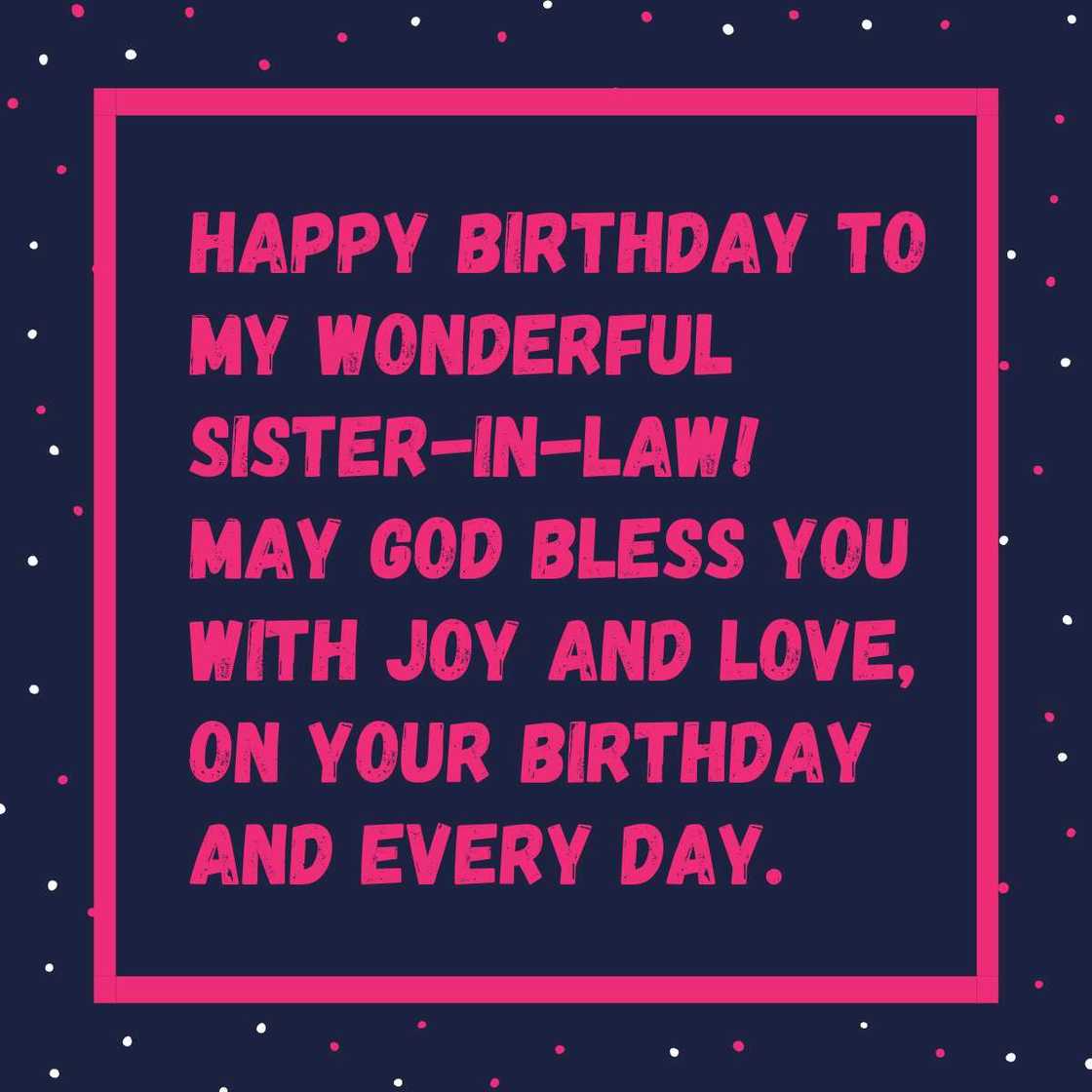 sister in law birthday wish sister in law birthday wish
