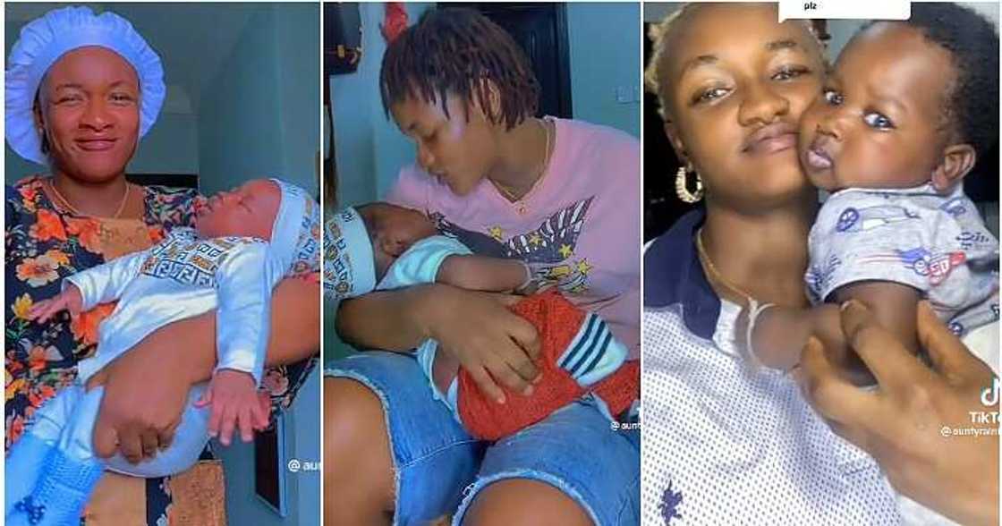 New mum, banana seller, pregnancy New mum, banana seller, pregnancy