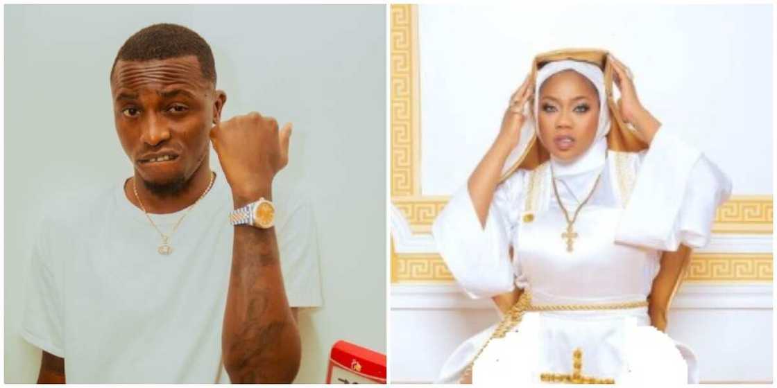 Your outfit is nonsense and total blasphemy - Davido's former P.A Aloma tells Toyin Abraham