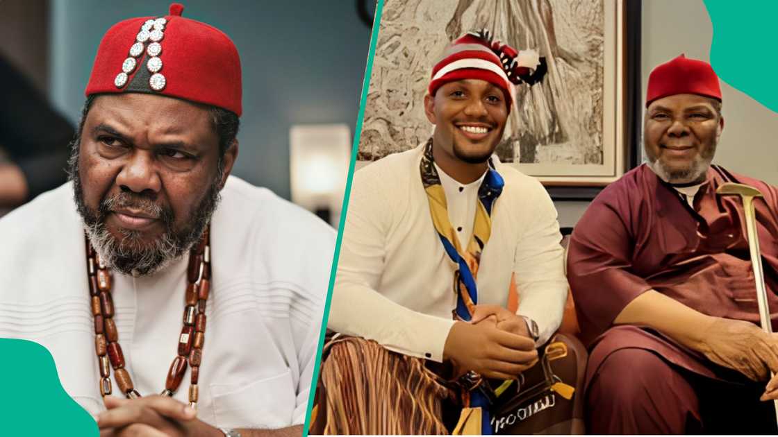 Pete Edochie pays glowing tribute to Alexx Ekubo, fans reac