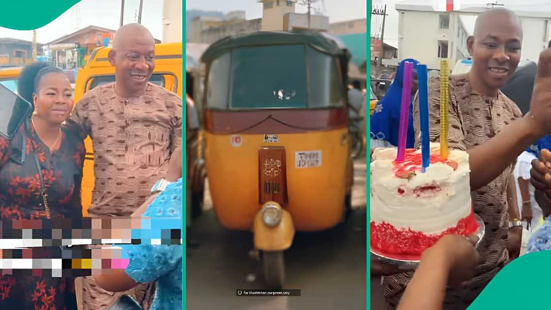 Wife marks husband’s birthday at motor park with live band