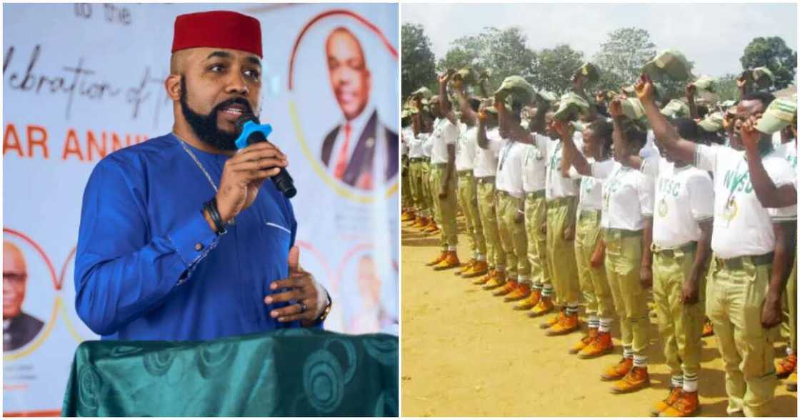 Photos of Banky W and NYSC