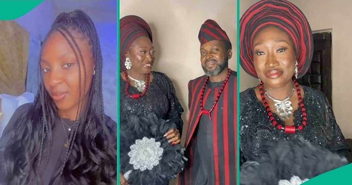Lady follows dad to pay bride price of woman he fell in love with Lady follows dad to pay bride price of woman he fell in love with