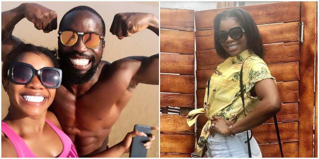 Wizkid's first babymama Shola spotted with shirtless male friend Wizkid's first babymama Shola spotted with shirtless male friend