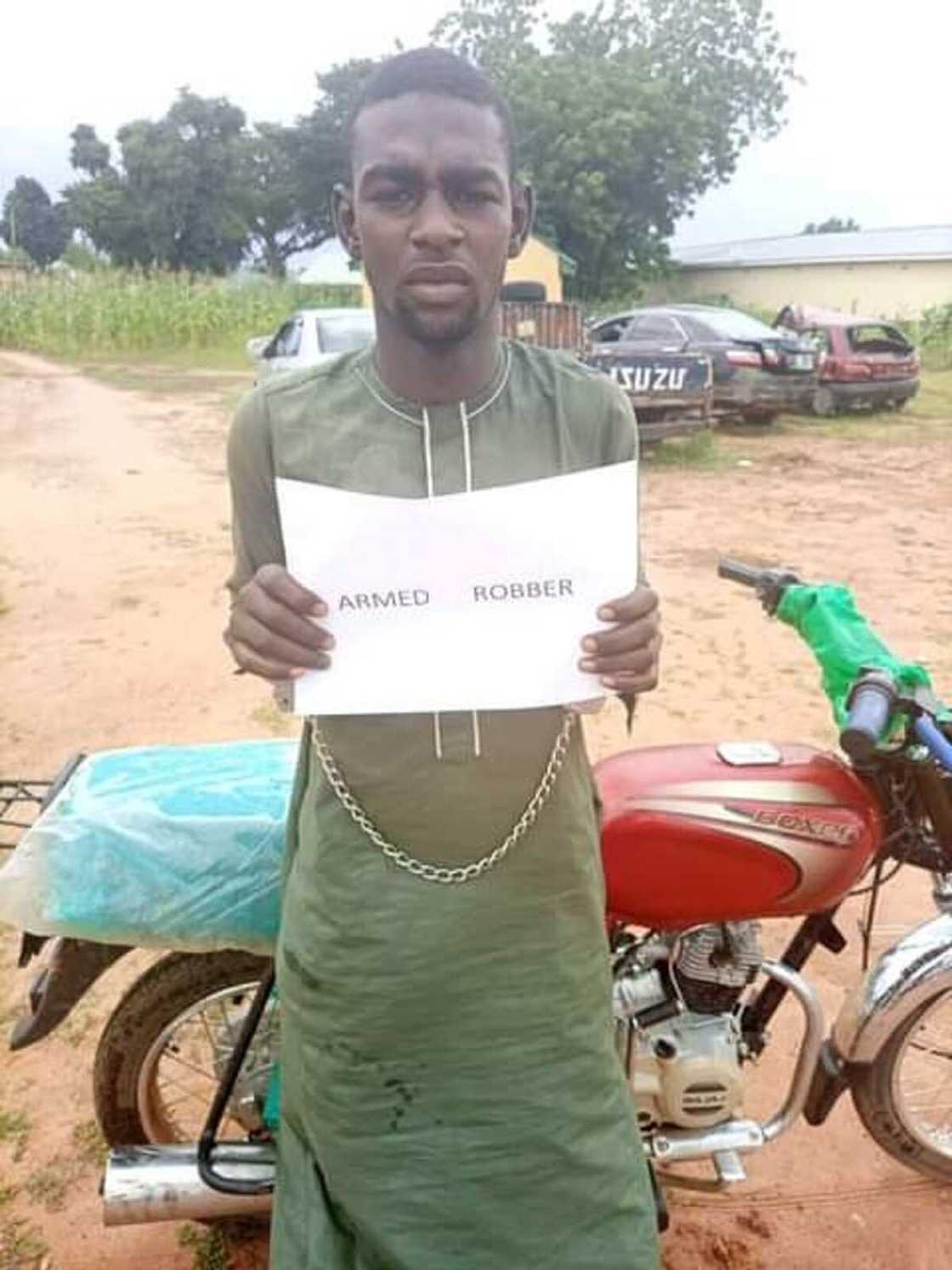 'Yan sanda sun damke 'yan fashi 7 da suka addabi jihar Adamawa (Hotuna) 'Yan sanda sun damke 'yan fashi 7 da suka addabi jihar Adamawa (Hotuna)