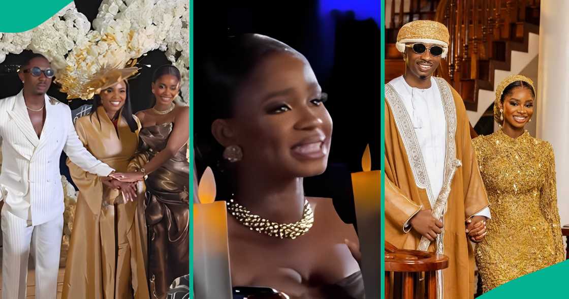 Priscilla Ojo gives speech at her dinner with family as she weds Juma Jux. Priscilla Ojo gives speech at her dinner with family as she weds Juma Jux.