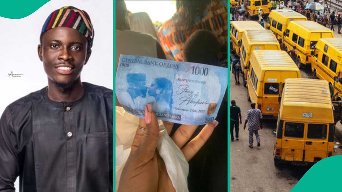 Man shares image of money given to conductor. Man shares image of money given to conductor.