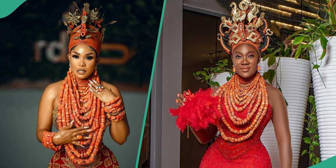 Iyabo Ojo, Mercy Johnson look lovely in okuku Iyabo Ojo, Mercy Johnson look lovely in okuku