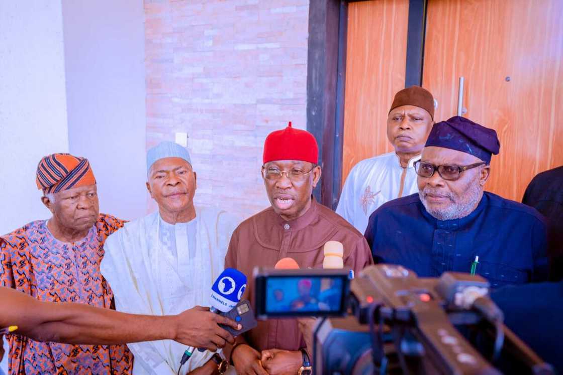 Governor Okowa meets PDP BoT acting chairman Governor Okowa meets PDP BoT acting chairman