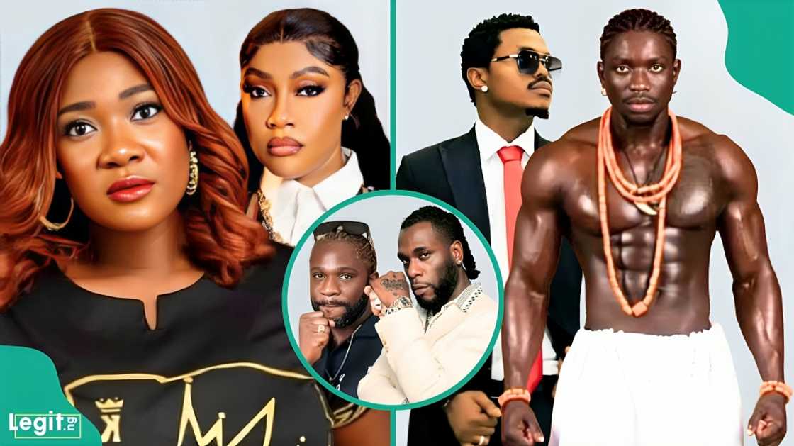 Burna Boy vs Speed Darlington, Mercy Johnson vs Angela Okorie & 3 other Nigerian celebrity feuds that ended in jail Burna Boy vs Speed Darlington, Mercy Johnson vs Angela Okorie & 3 other Nigerian celebrity feuds that ended in jail