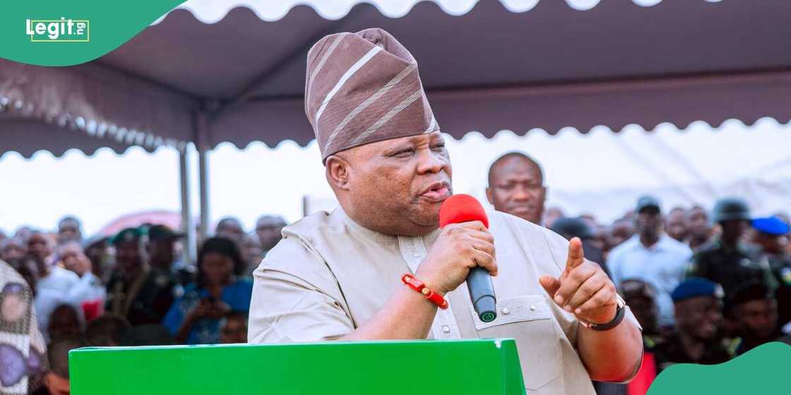 Gwamna Ademola Adeleke. Gwamna Ademola Adeleke.