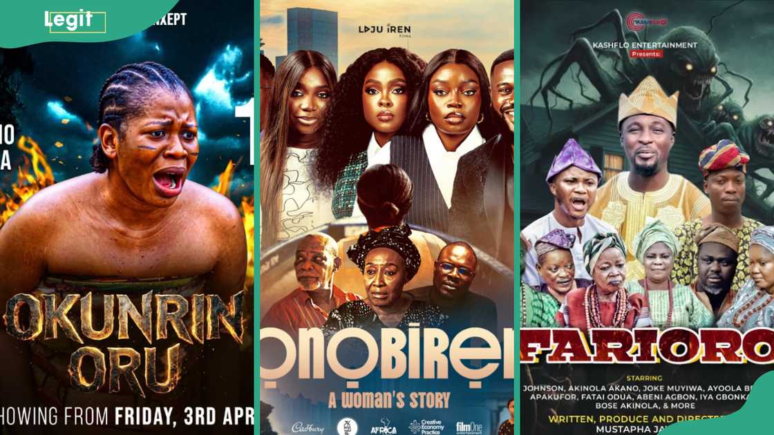 Onobiren: A Woman’s Story, Farioro and Okunrin Oru posters