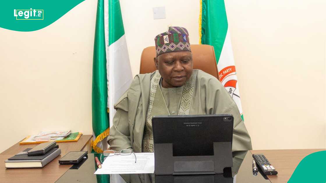 Kabiru Turaki during a past public appearance amid ongoing court proceedings.