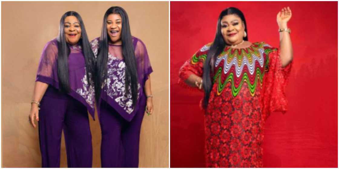 Nkechi Blessing and late mum. Nkechi Blessing and late mum.