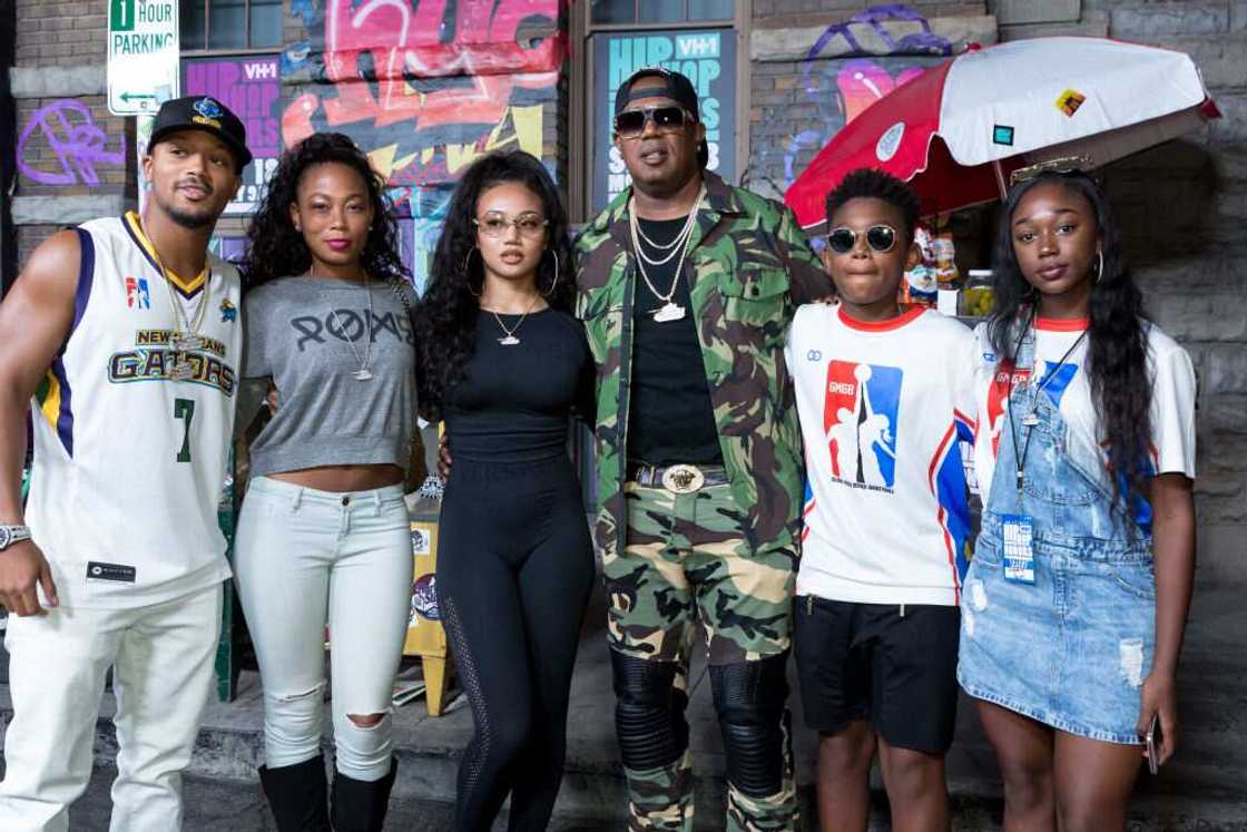 How many daughters does Master P have?