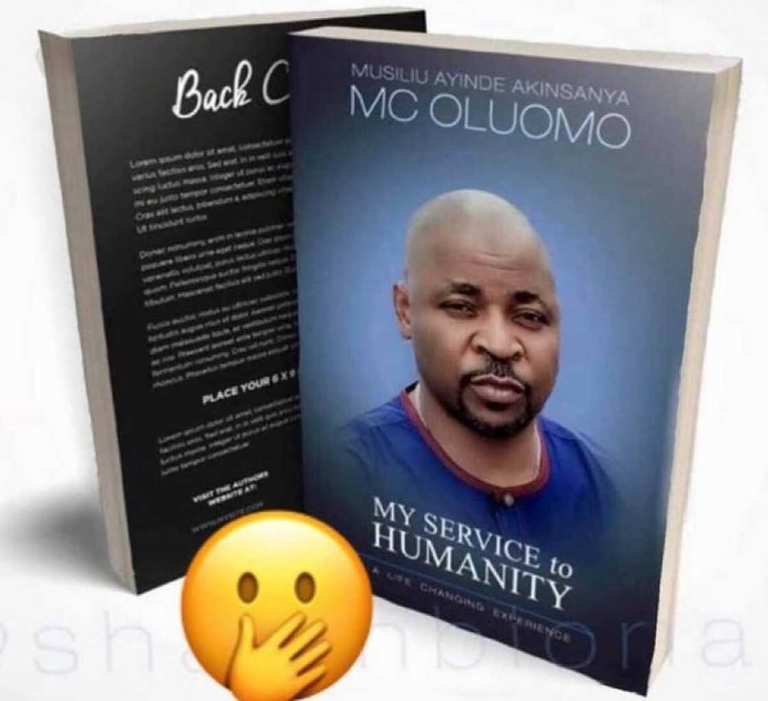 MC Olumo finally confirms authorship, says his book to be released in March 2021