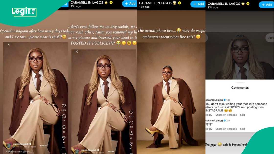 Caramel Plug Confronts Anita Joseph Over Edited Birthday Pictures