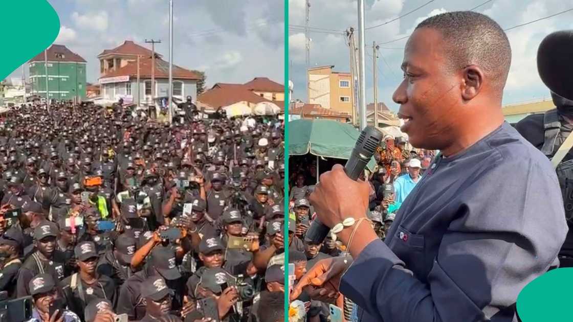 Yoruba activist Sunday Igboho launched the Iru Ekun Security Network in Ogun on August 26. Thousands gathered to witness the event.