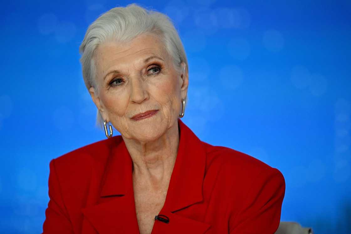 Maye Musk at Fox Business Network Studios in New York City Maye Musk at Fox Business Network Studios in New York City