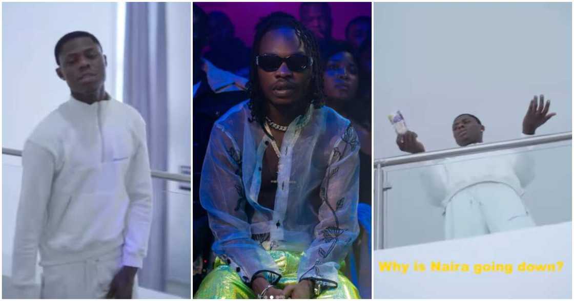 Photos of Naira Marley and Mohbad