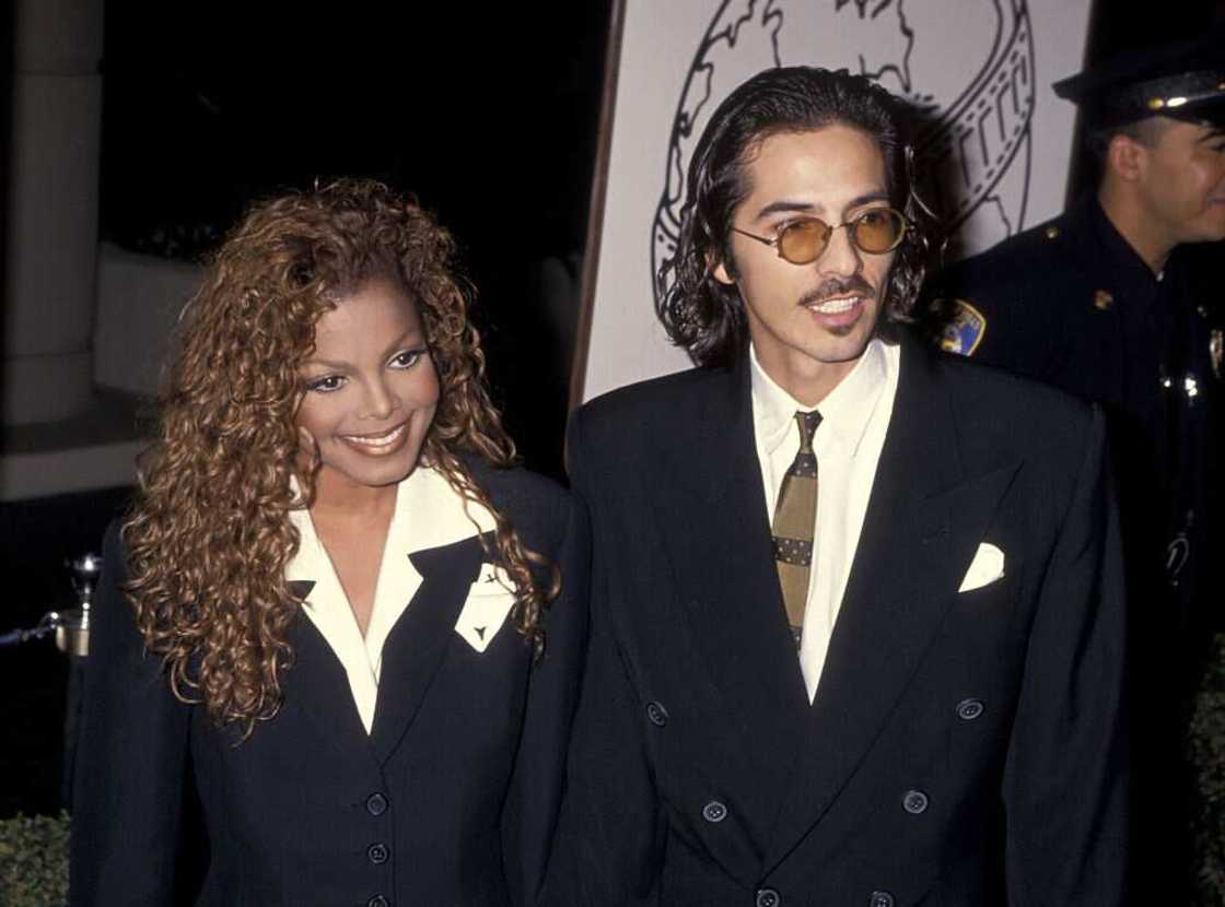 Singer Janet Jackson and Rene Elizondo at Beverly Hilton Hotel in Beverly Hills, California.