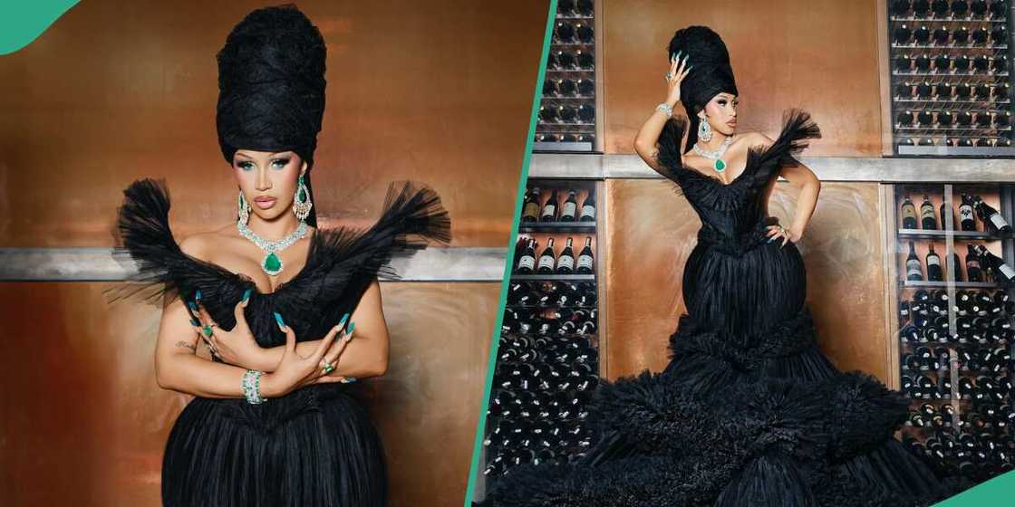 Cardi B looks stylish in her outfit