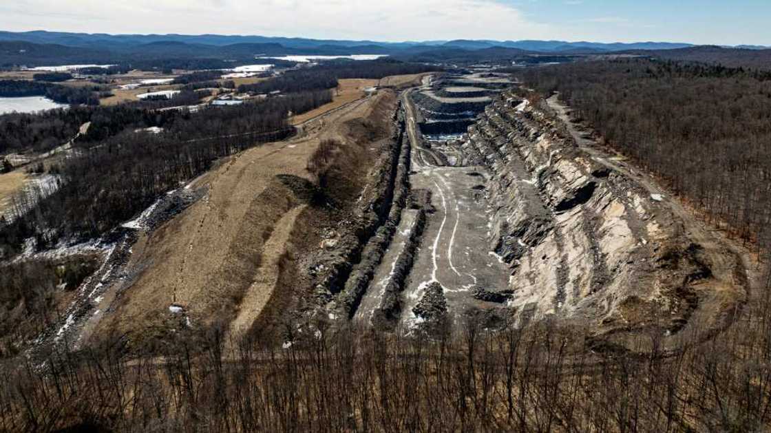Aerial view of the Northern Graphite mine in Lac-des-Îles, Quebec, March 7, 2024 Aerial view of the Northern Graphite mine in Lac-des-Îles, Quebec, March 7, 2024