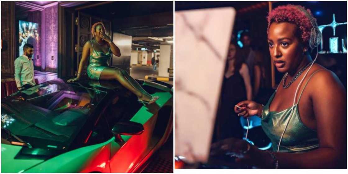 DJ Cuppy at a show DJ Cuppy at a show