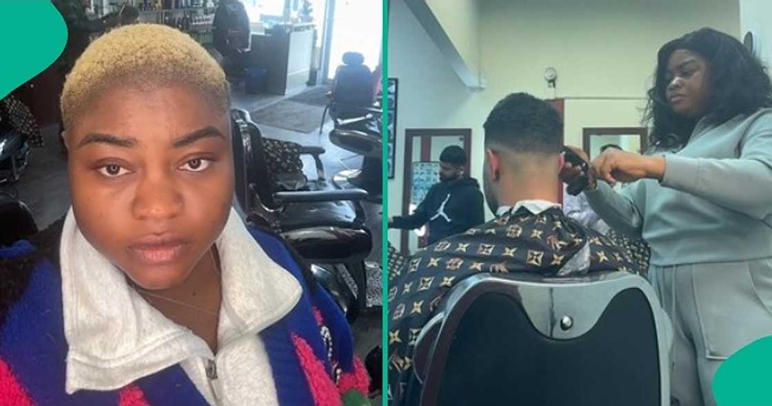 Talented female barber leaves Nigeria to continue profession in Canada