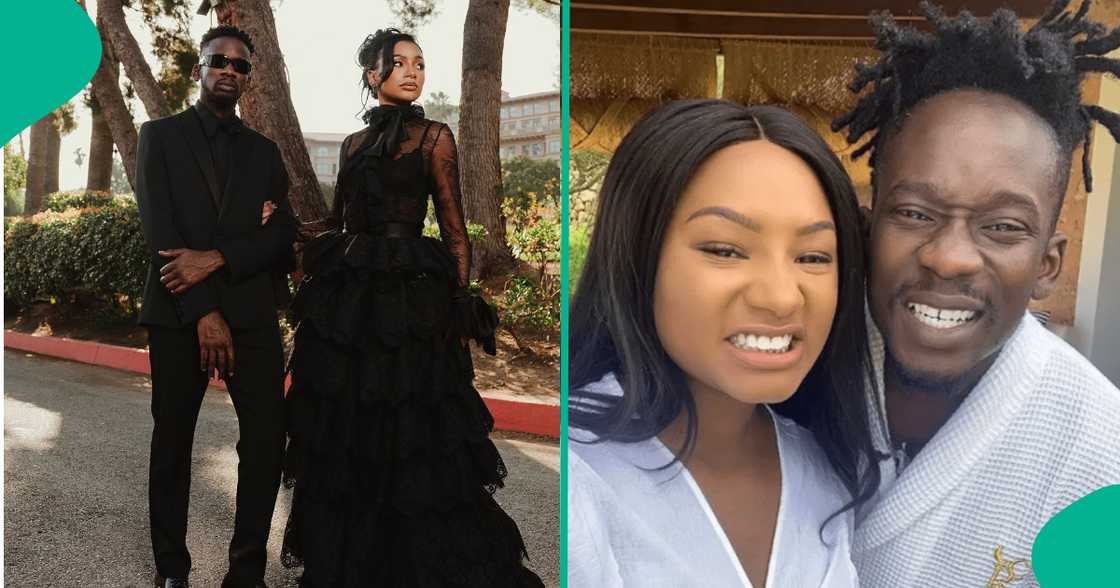 Temi Otedola and Mr Eazi. Temi Otedola and Mr Eazi.