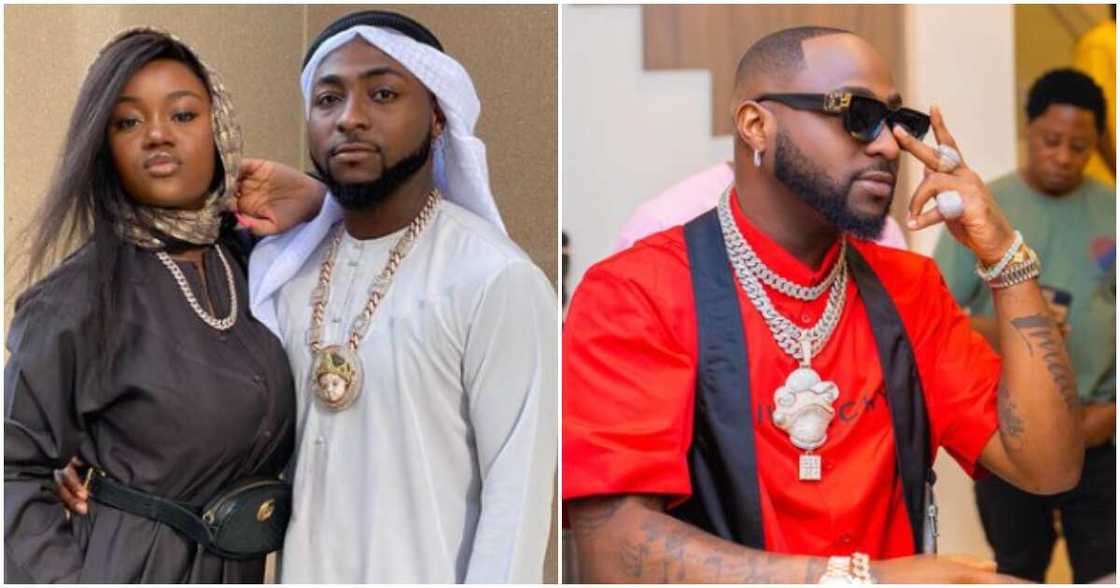Nigerian singer Davido and his lover Chioma Nigerian singer Davido and his lover Chioma