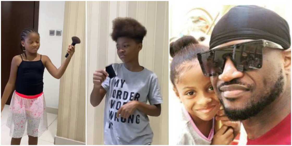 Peter Okoye, Aliona and Cameron. Peter Okoye, Aliona and Cameron.