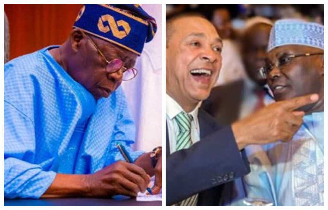 Sanatan PDP da Tinubu Sanatan PDP da Tinubu