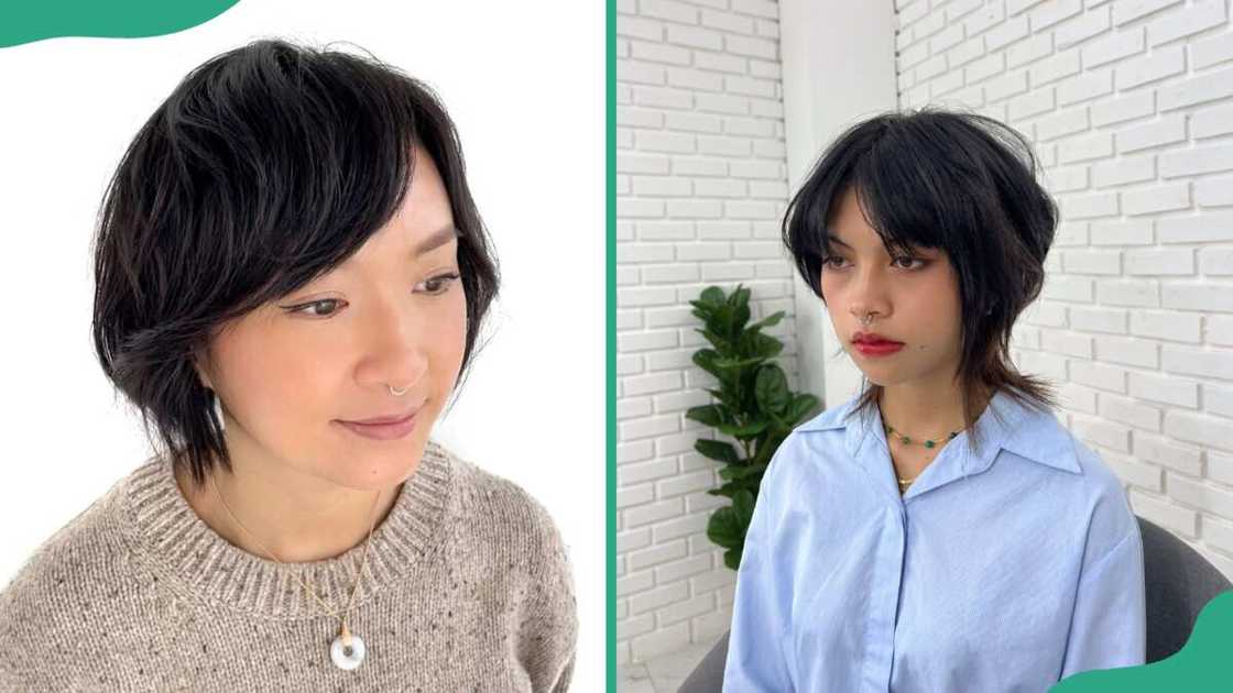 Boyfriend bob's short wolf-cut hairstyle Boyfriend bob's short wolf-cut hairstyle