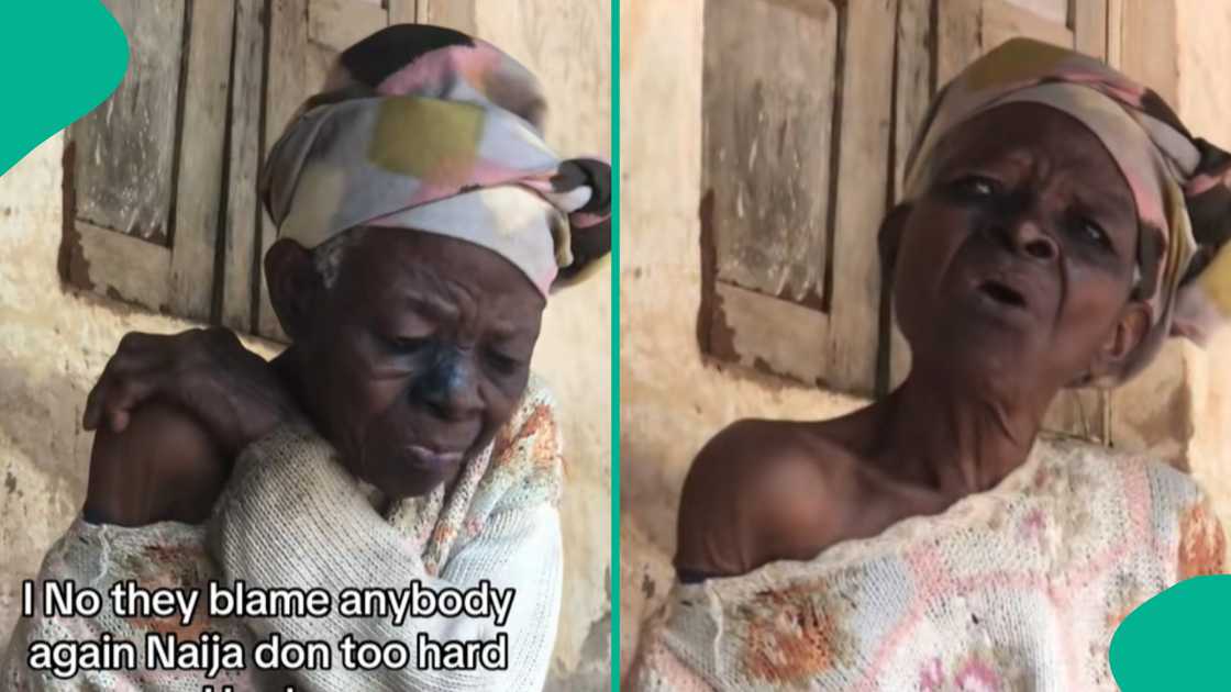 Nigerians react as old woman who is still unmarried says she has never had children.