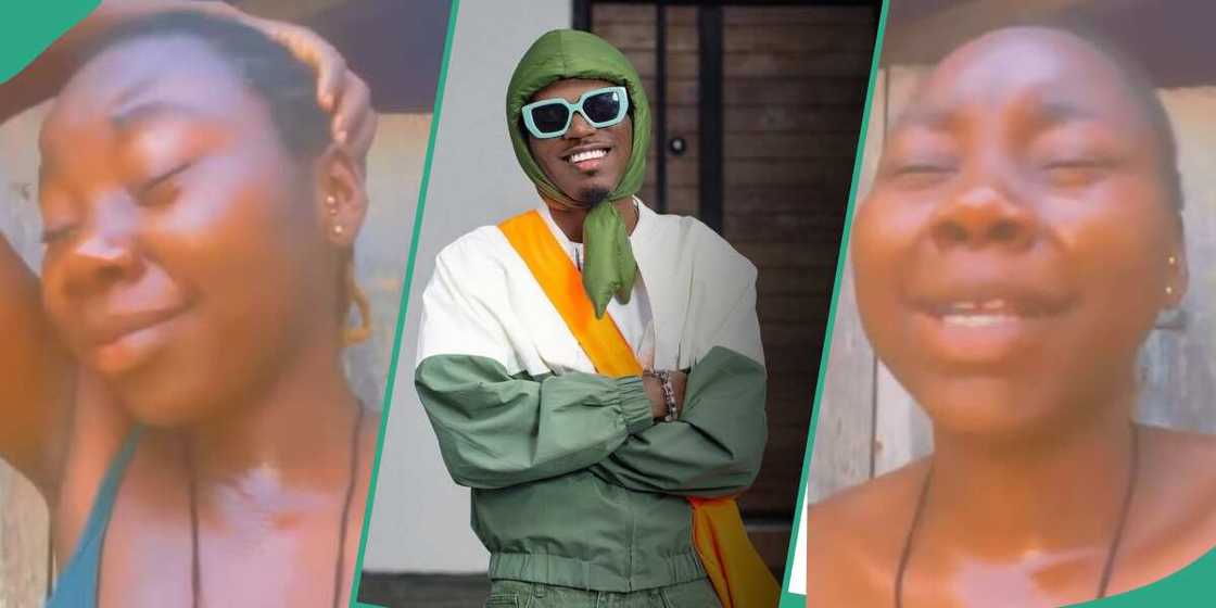 Singer Spyro trends as he gives a female fan N1m