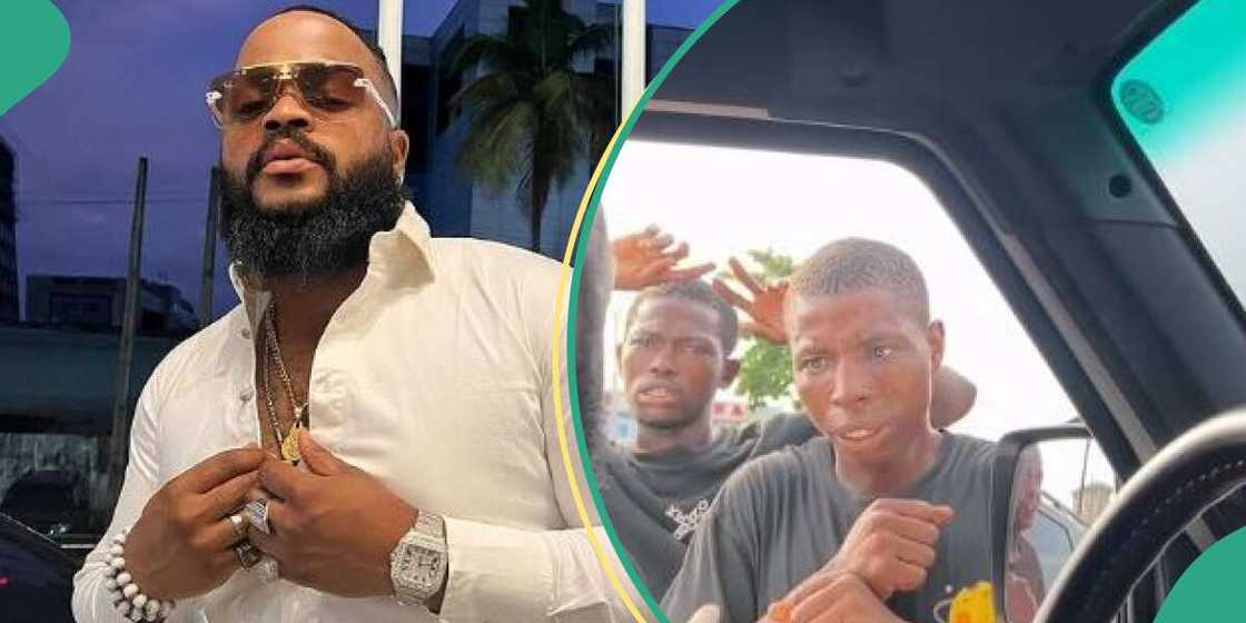 BBNaija's Whitemoney cautions streetboys from harassing him.