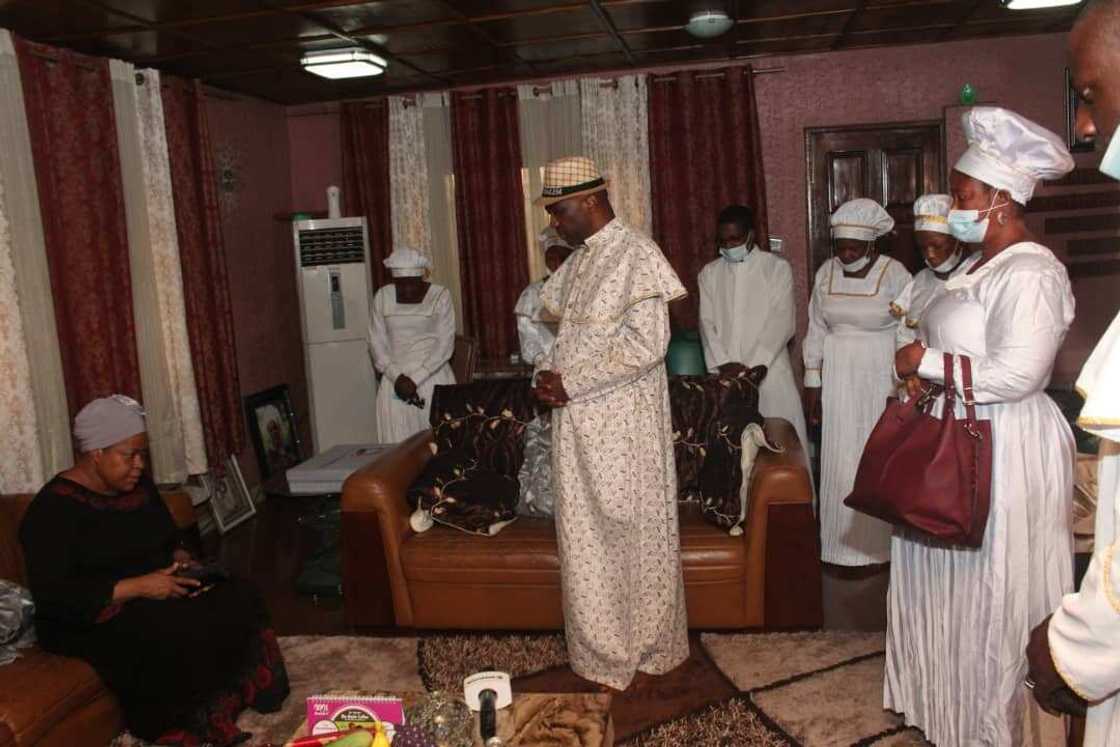 Primate Elijah Ayodele visits TB Joshua's widow Primate Elijah Ayodele visits TB Joshua's widow