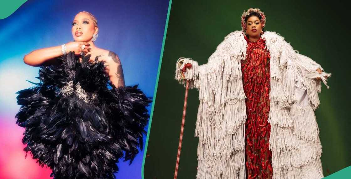 Toyin Lawani adorns wristwatch-themed dress Toyin Lawani adorns wristwatch-themed dress
