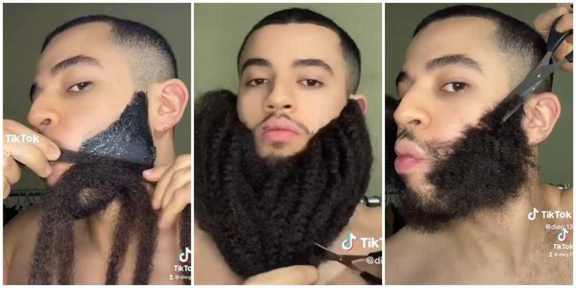 Fake beard/ hair tutorial Fake beard/ hair tutorial