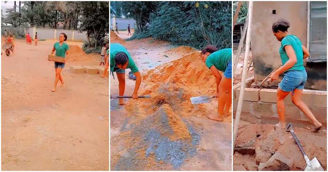 Nigerian ladies, cement, blocks Nigerian ladies, cement, blocks