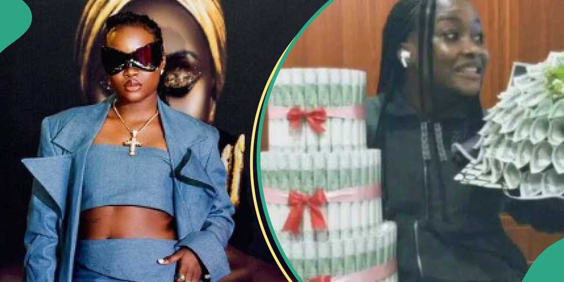 BBN IIebaye flaunts money cake nd bouquet on social media. BBN IIebaye flaunts money cake nd bouquet on social media.