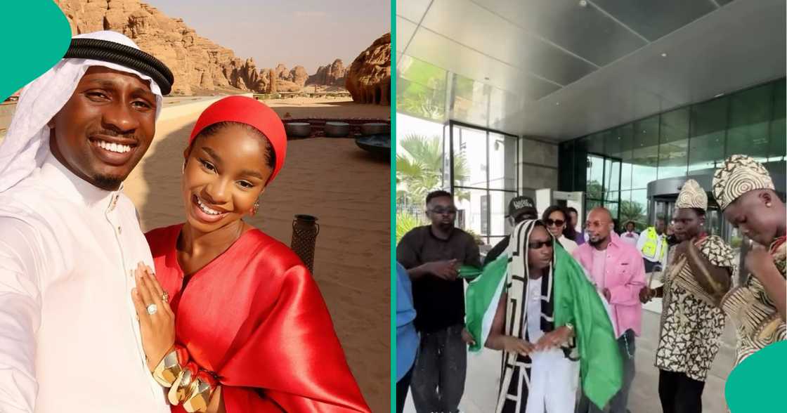 Juma Jux thrills fans with dance steps as he arrives in Lagos for wedding. Juma Jux thrills fans with dance steps as he arrives in Lagos for wedding.