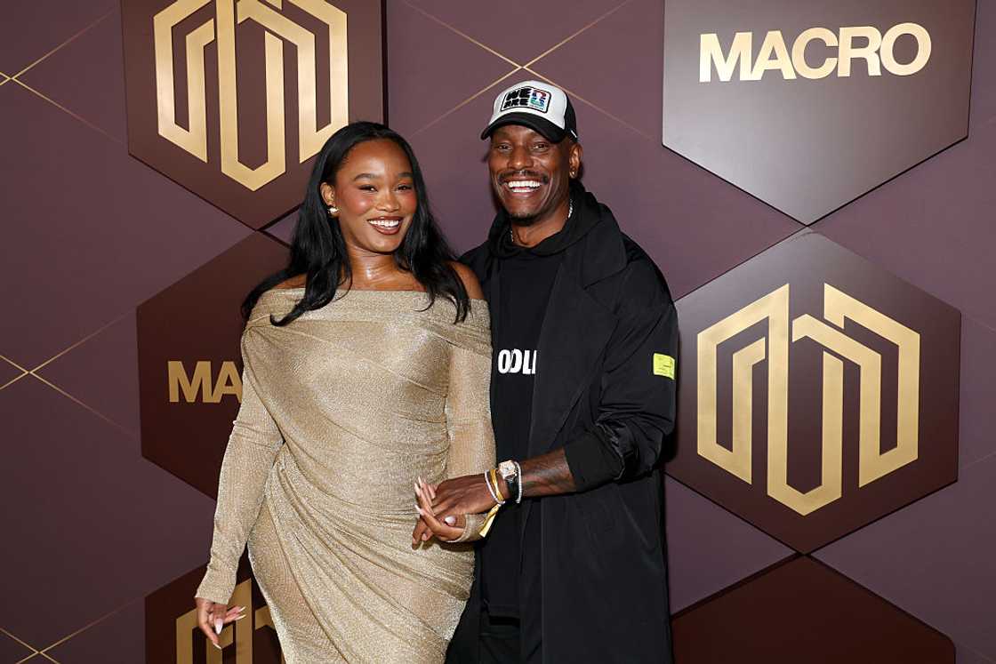 Zelie Timothy and Tyrese Gibson in Los Angeles, California.